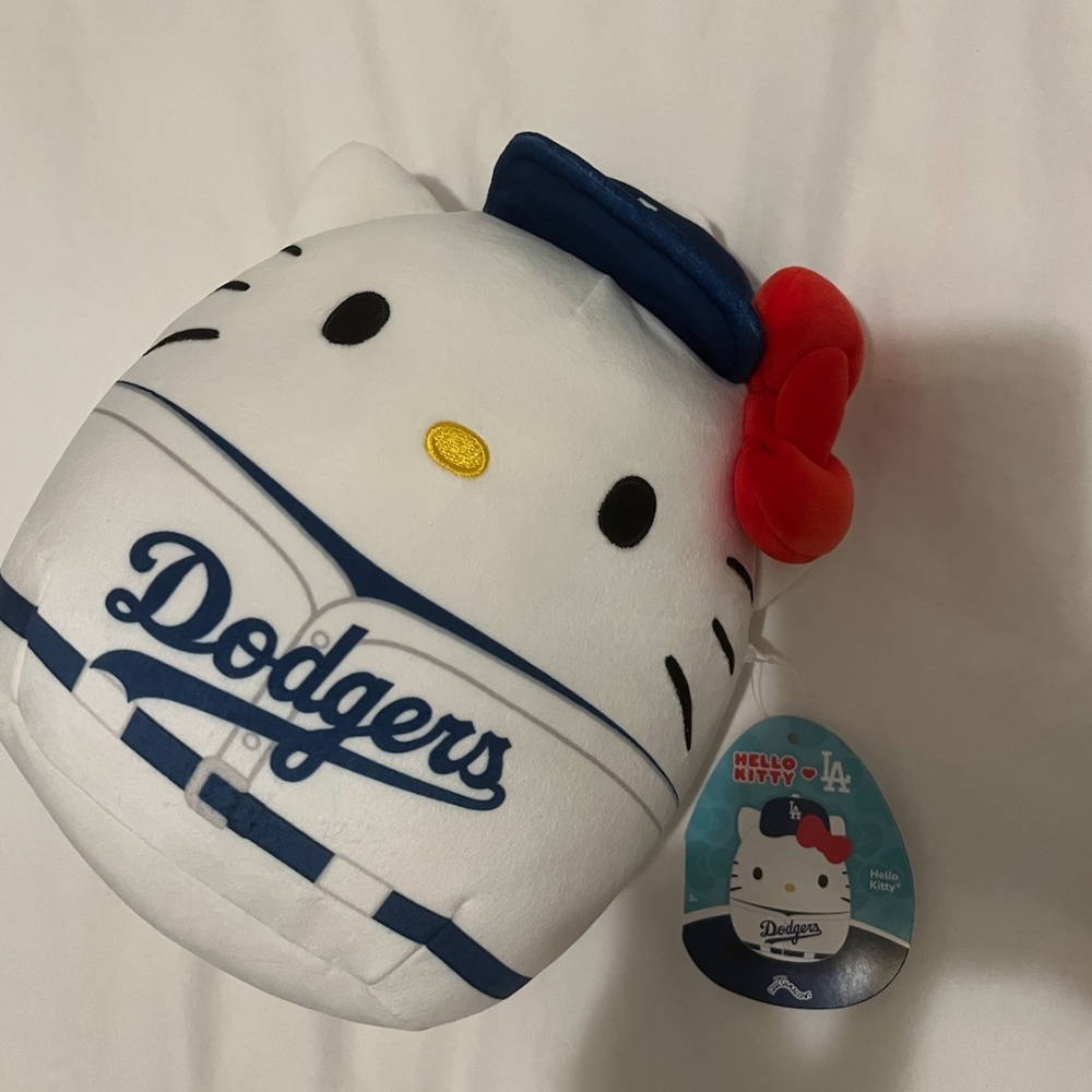 Hello Kitty Dodgers Squishmallow Plush (Sanrio)